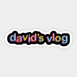 david at home quarantined Sticker